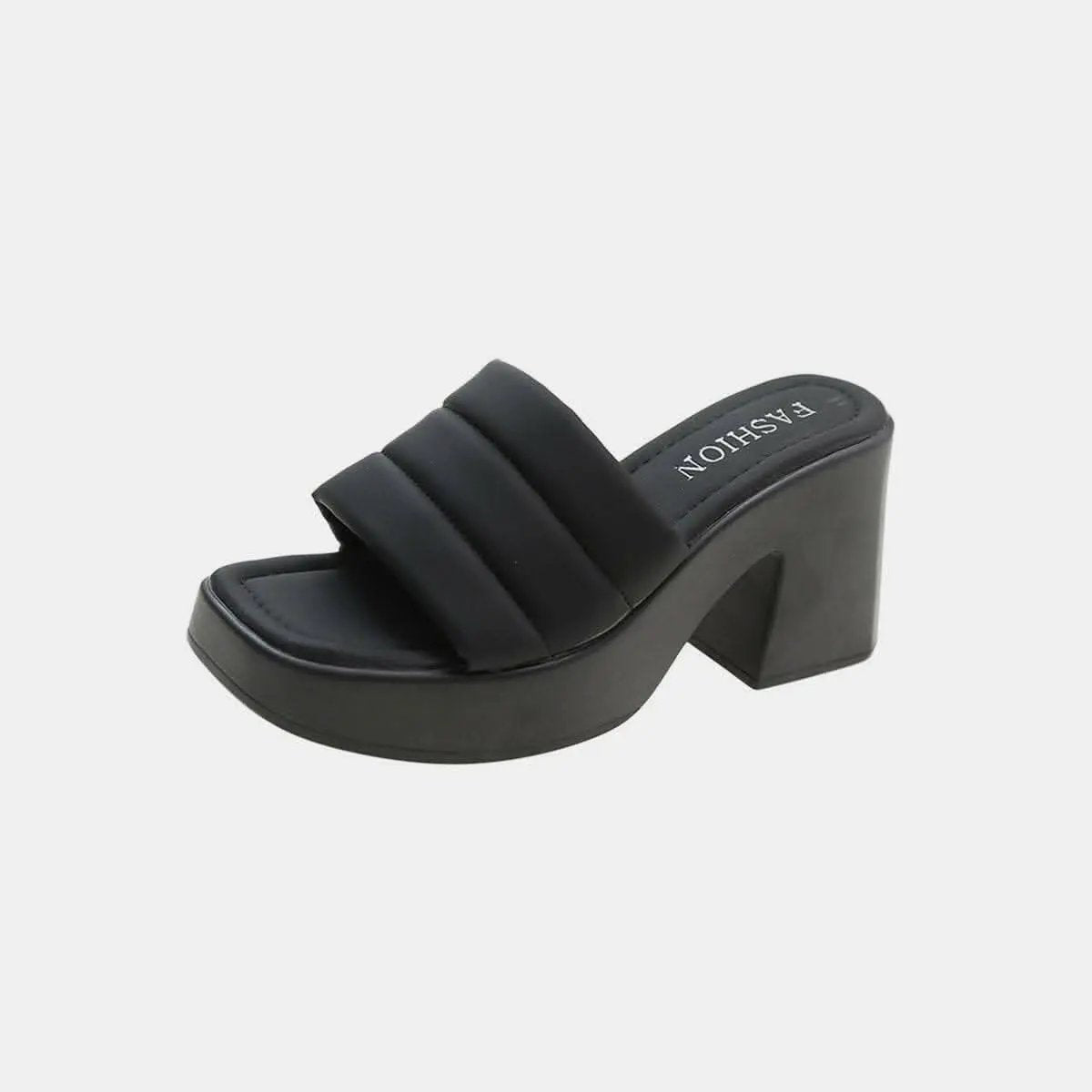 Elevated block heel sandals - Love Salve